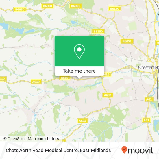 Chatsworth Road Medical Centre map