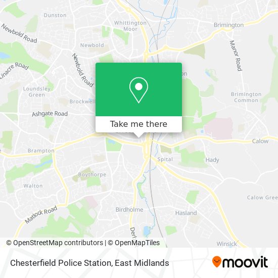 Chesterfield Police Station map