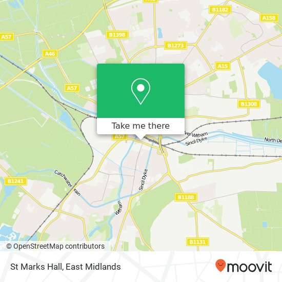St Marks Hall map