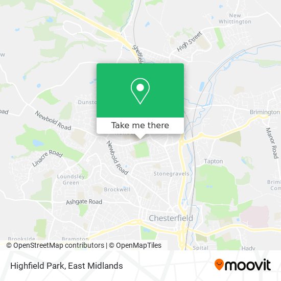 Highfield Park map