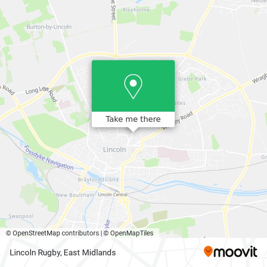 Lincoln Rugby map