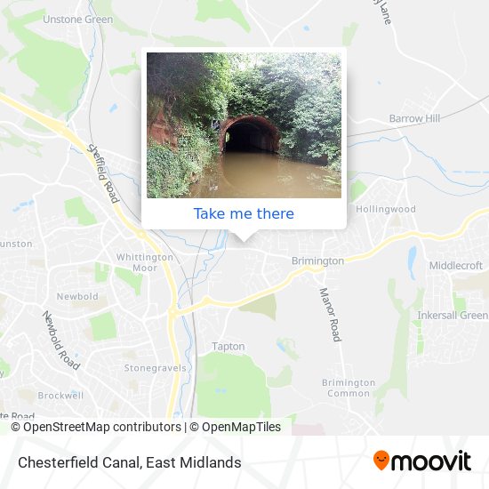 Chesterfield Canal map