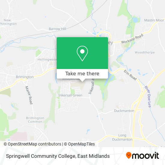 Springwell Community College map