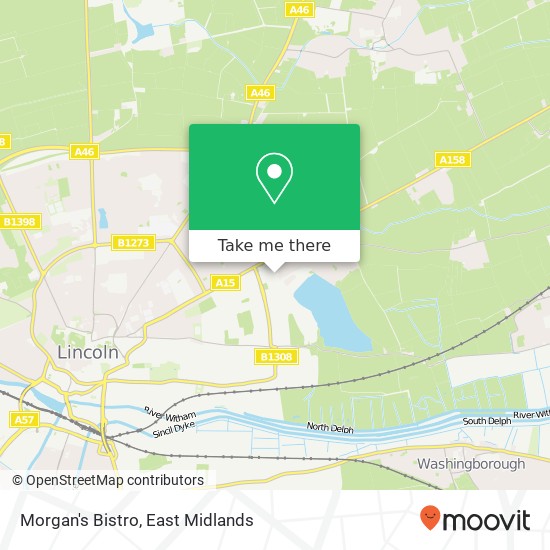 Morgan's Bistro map
