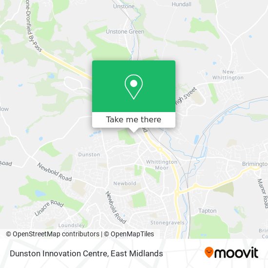 Dunston Innovation Centre map