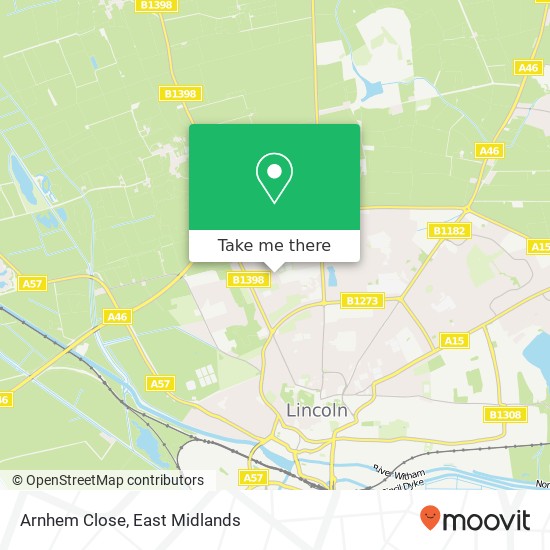Arnhem Close map