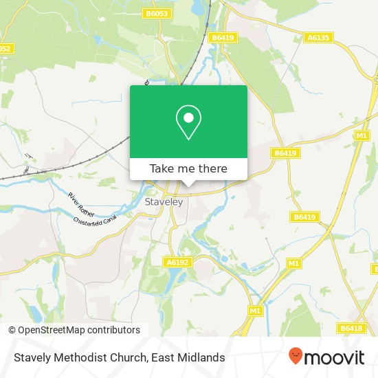 Stavely Methodist Church map