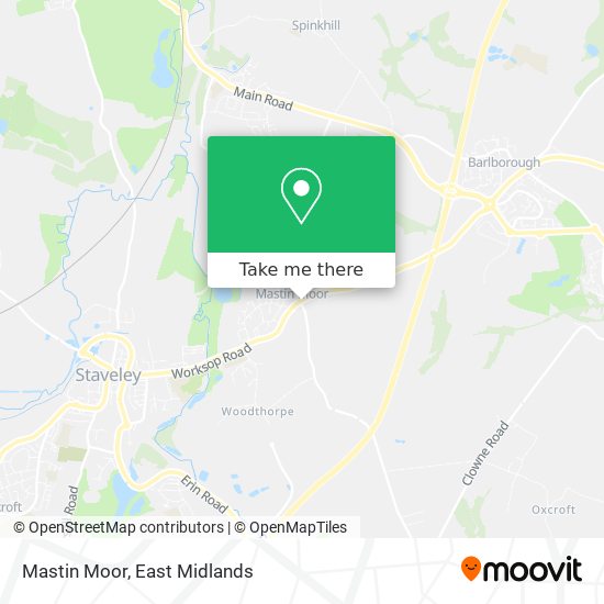 Mastin Moor map