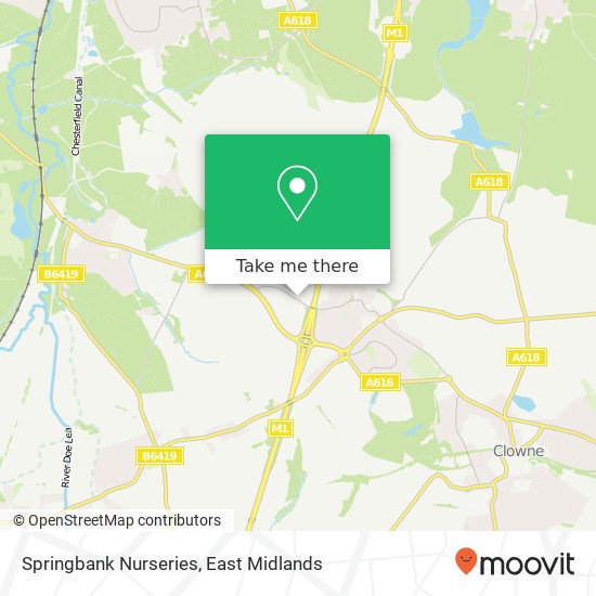 Springbank Nurseries map