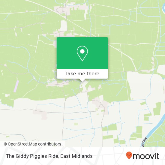 The Giddy Piggies Ride map