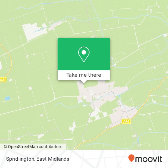 Spridlington map