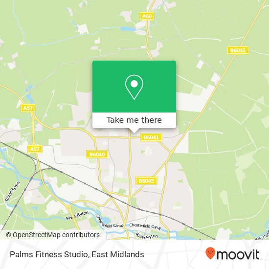 Palms Fitness Studio map