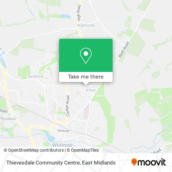 Thievesdale Community Centre map