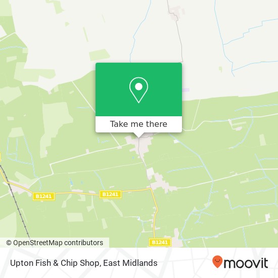 Upton Fish & Chip Shop map