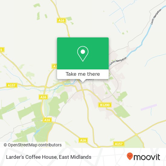 Larder's Coffee House map