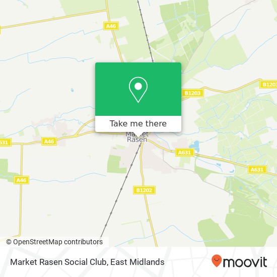 Market Rasen Social Club map