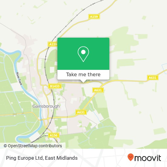 Ping Europe Ltd map