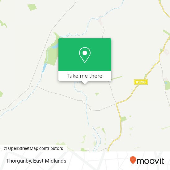 Thorganby map