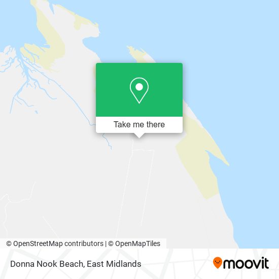 Donna Nook Beach map