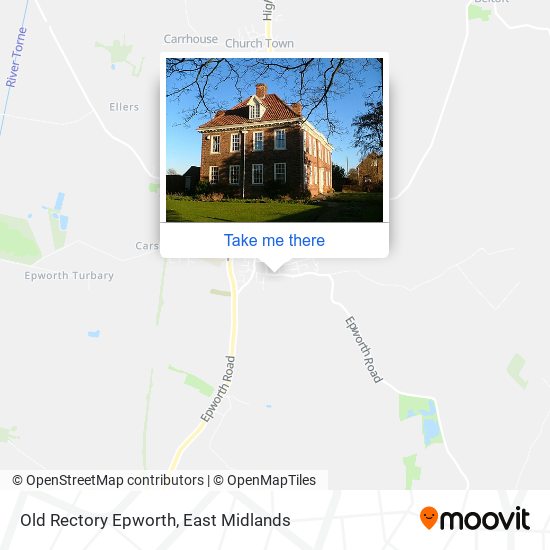 Old Rectory Epworth map