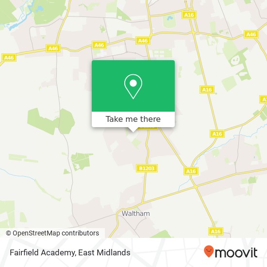 Fairfield Academy map