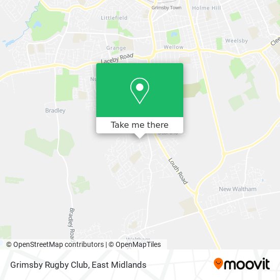 Grimsby Rugby Club map
