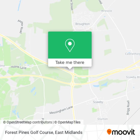 Forest Pines Golf Course map