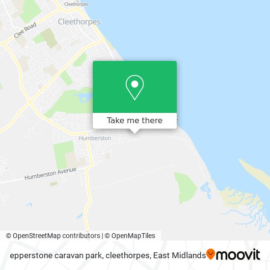 epperstone caravan park, cleethorpes map