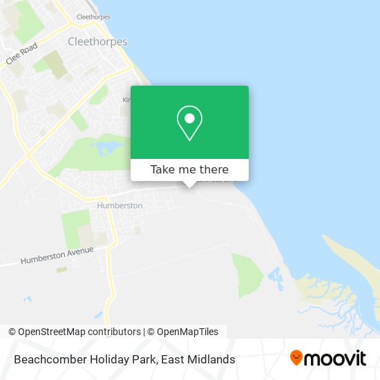 Beachcomber Holiday Park map
