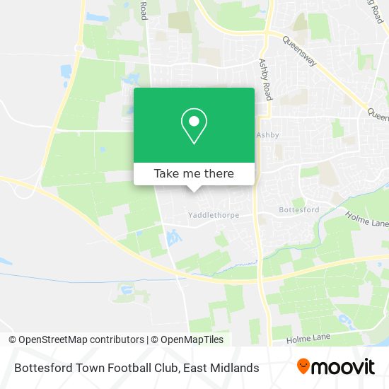 Bottesford Town Football Club map