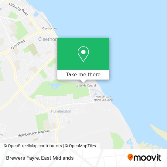 Brewers Fayre map