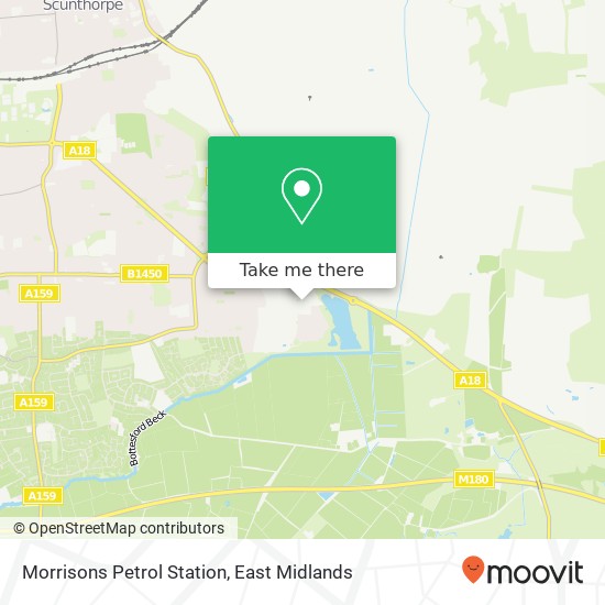 Morrisons Petrol Station map