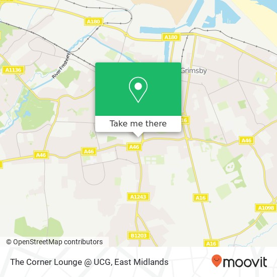 The Corner Lounge @ UCG map