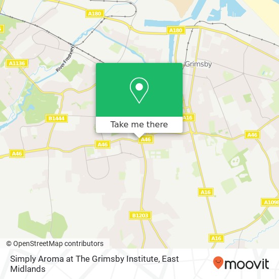 Simply Aroma at The Grimsby Institute map
