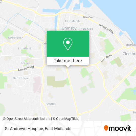 St Andrews Hospice map