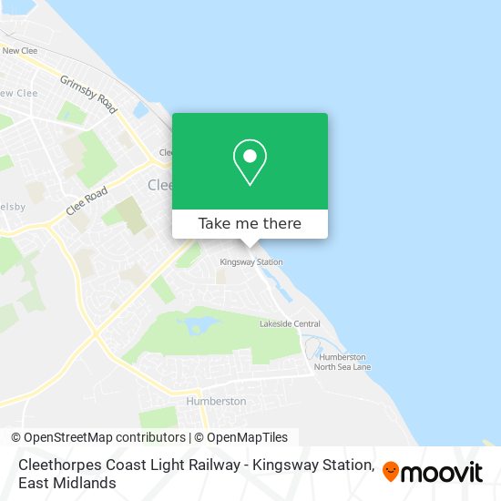 Cleethorpes Coast Light Railway - Kingsway Station map
