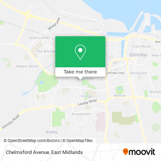 Chelmsford Avenue map