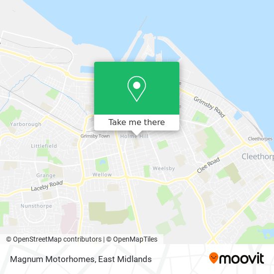 Magnum Motorhomes map