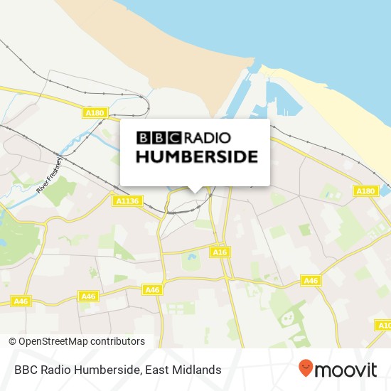 BBC Radio Humberside map