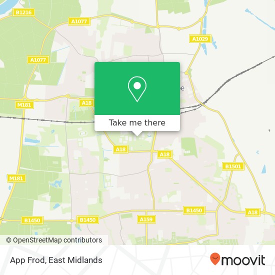 App Frod map