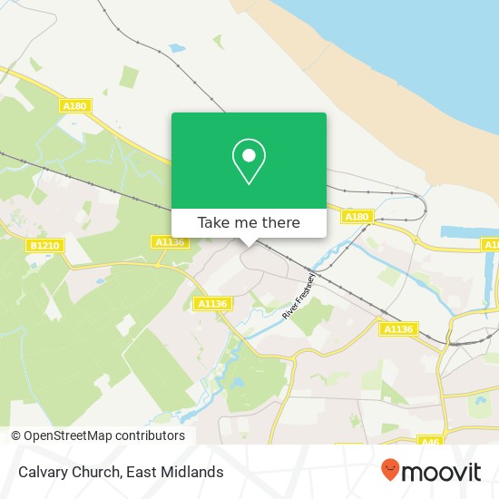 Calvary Church map