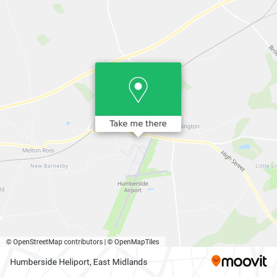 Humberside Heliport map