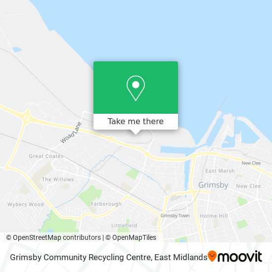 Grimsby Community Recycling Centre map