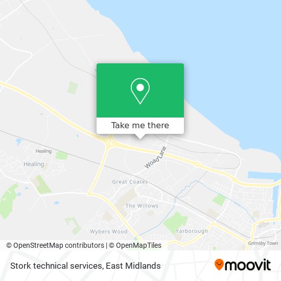 Stork technical services map