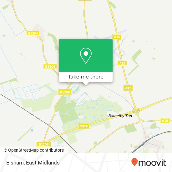 Elsham map