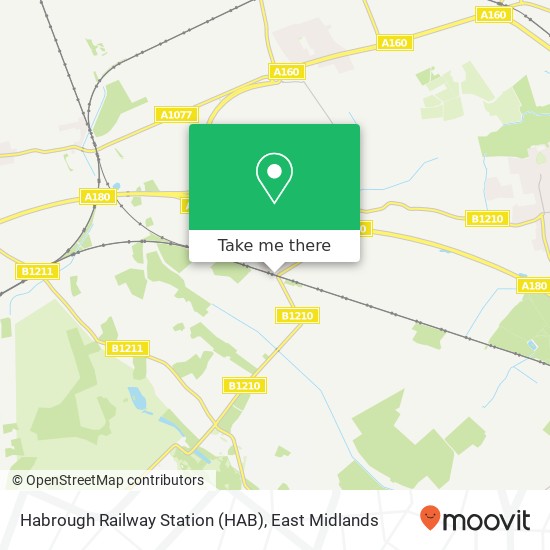 Habrough Railway Station (HAB) map
