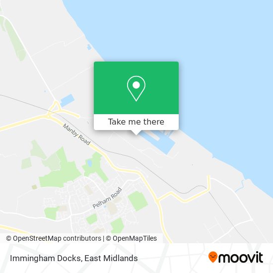 Immingham Docks map