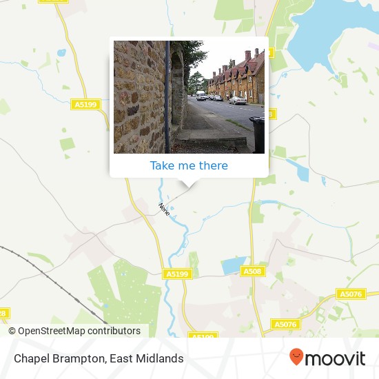 Chapel Brampton map