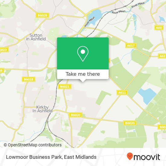 Lowmoor Business Park map