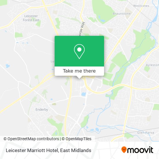 Leicester Marriott Hotel map